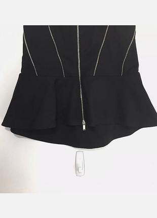 Zara woman черная юбка украшена молниями размер xs4 фото
