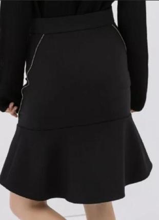 Zara woman черная юбка украшена молниями размер xs5 фото