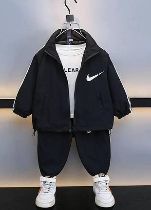 Спортивний костюм плащівка на хлопчика підліток nike