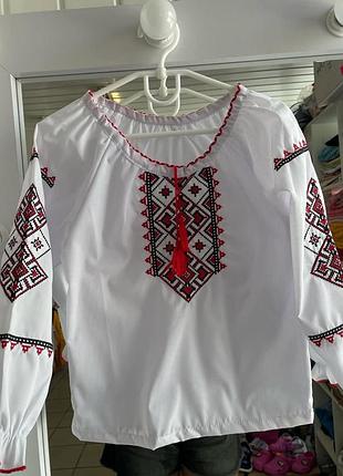 Вишиванка для дівчаток р104-128