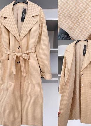 Стильное пальто в стиле оверсайз🧡