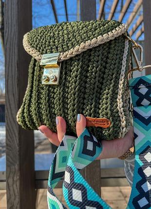 Сумка сумочка вязаная вязаная hand made