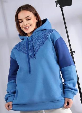 Світшот з вишивкою, унісекс, розмір s, xxl