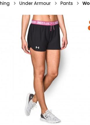 Женские шорты play up blk/pink р.м