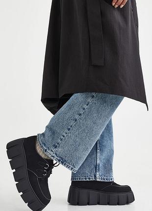 Туфли броги массивные на платформе h&amp;m