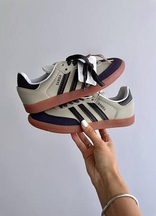 Кроссовки adidas samba putty grey premium 3