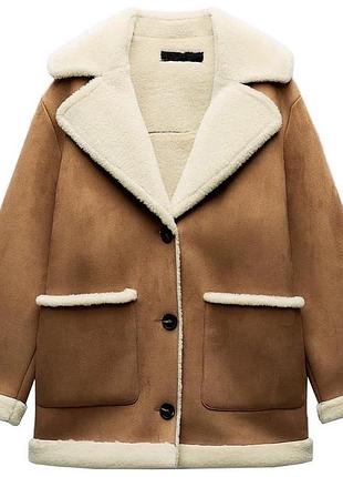 Дубленка zara