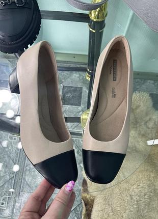 Туфли clarks кожа натуральные ортопедическая стелька