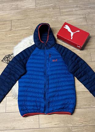 Мужская куртка пуховик jack wolfskin xl оригинал