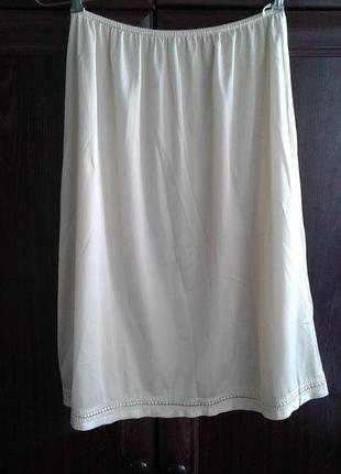 Жовта спідня спідниця, підспідничник із мереживом südtrikot германія батал