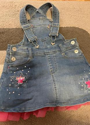 Сарафан джинсовый