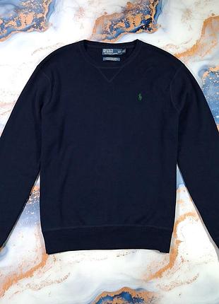 Свитшот polo ralph lauren свитер синий кофта мужская