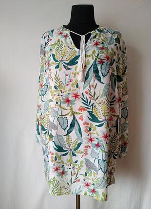 Штапельная туника 100% вискоза