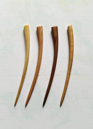 Шпилька для волосся 160 мм. " 1 ф 6 одинарна" з різних порід дерев.