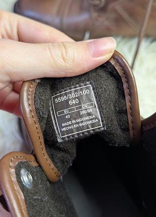 Zara мужские кожаные ботинки ботинки кожа коричневые теплые демисезон осень весна кожаное мужское ботинки зара кожу3 фото