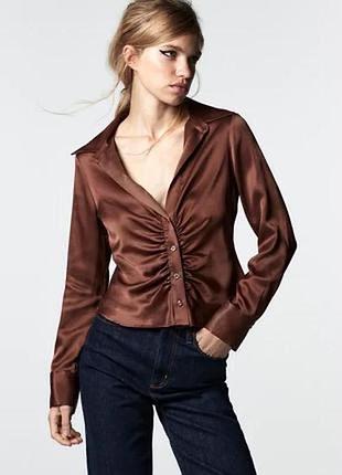 Блуза сорочка zara