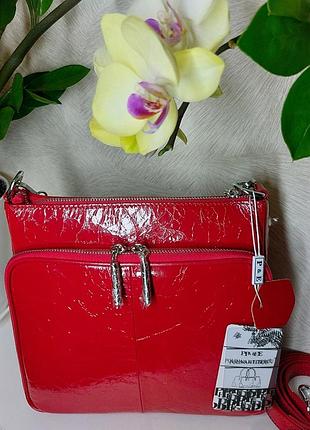 Сумка кросс-боди премиум класса из натуральной лакированной кожи от the cambridge satchel company3 фото