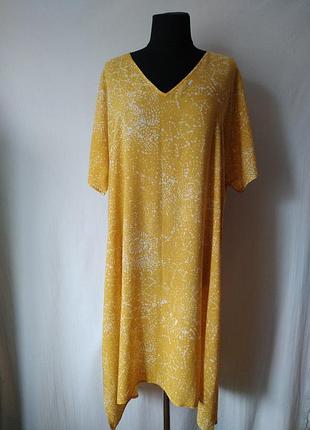 Штапельное пляжное оверсайз платье h&m