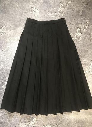 Винтажная шерстяная юбка laura ashley