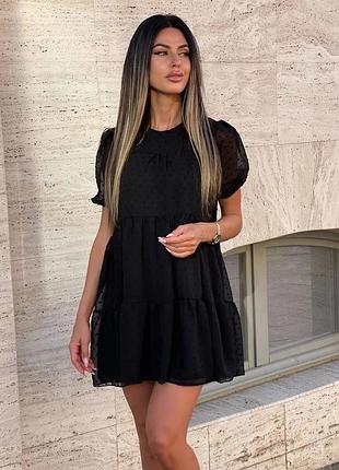 Нарядное шифоновое платье