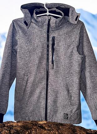 14-16 лет демисезонная куртка h&m серая унисекс на подростка