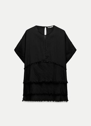 To zw collection 3 воланами и бахромой zara