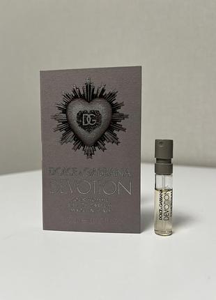 Оригинальный образец аромата dolce &amp; gabbana devotion pour homme