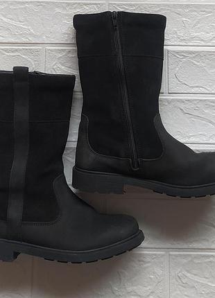Кожаные сапоги clarks