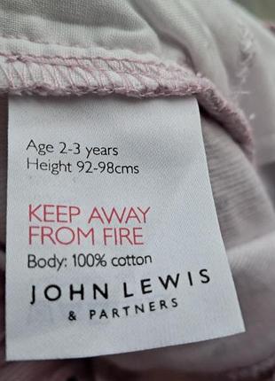 Вельветовый сарафан john lewis 2-3г 4