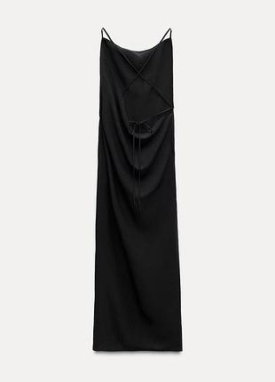 Сукня з відкритою спиною zara
