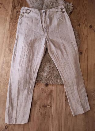 Льняні брюки