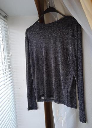 Реглан / водолаза сетка с металлической нитью