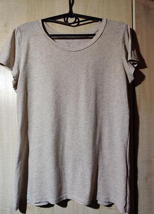 Футболка бежевая персиковая gap, размер s