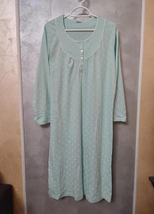 Коттоновая ночная рубашка ночнушка damart