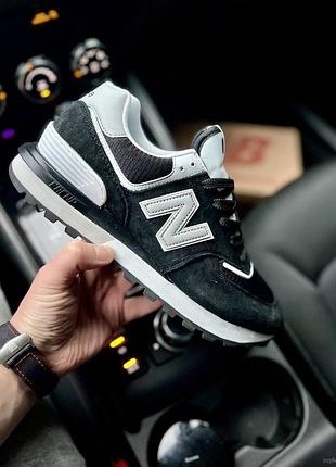 Чоловічі кросівки new balance 574 legacy чорного кольору.