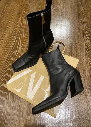 Крутые стильные котелки колбойки натуральная кожа zara 36 размер