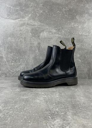 Женские кожаные ботинки dr martens chelsea челчи