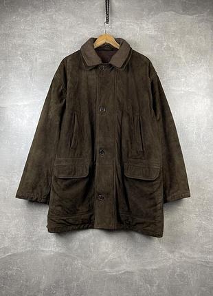 Кожаное итальянское пальто enrico mandelli