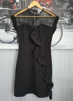 Шикарное красивое маленькое чёрное платье размер хс-с
