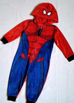 Людина-павук marvel george spiderman карнавальний костюм домашній комбінезон на 2-3 роки