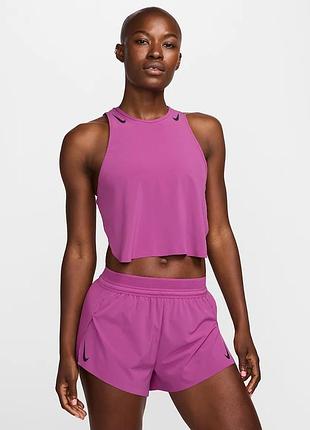 nike daybreak aeroswift укорочена жіноча майка для бігу dri-fit adv нова оригінал