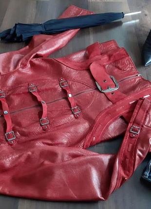 Кожаная куртка пиджак