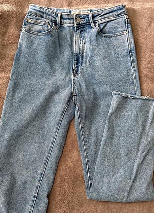 Джинси mom fit, stradivarius, 36 розмір