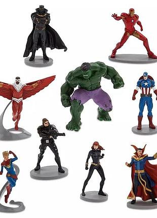 Набор фигурок мстители marvel / avengers deluxe figurine play set
