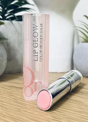 Бальзам для губ dior lip glow balm 001