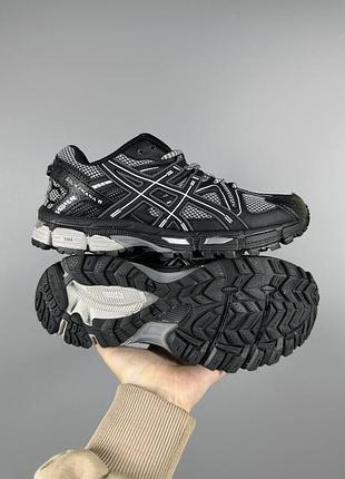 Asics gel-kahana 8 black grey 2