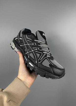 Asics gel-kahana 8 black grey 4