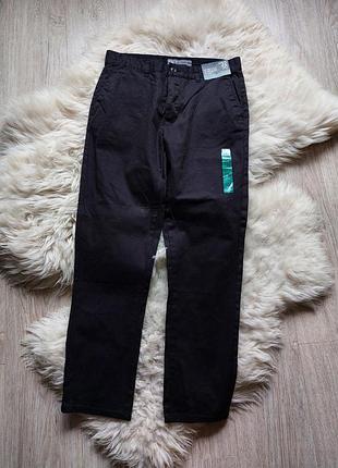 ♥️🩵💚 стильні базові чорні брюки коттон