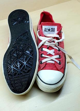 Кеды converse all star красные, оригинал. 4