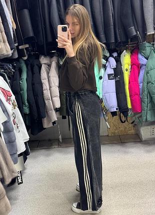 Брюки женские брюки с молнией брюки стильные брюки палаццо